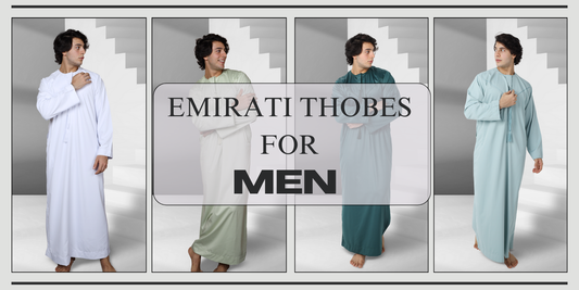 Buy Thobes for Men Online | Premium Emirati Thobes for Men at Alhaya Fashion