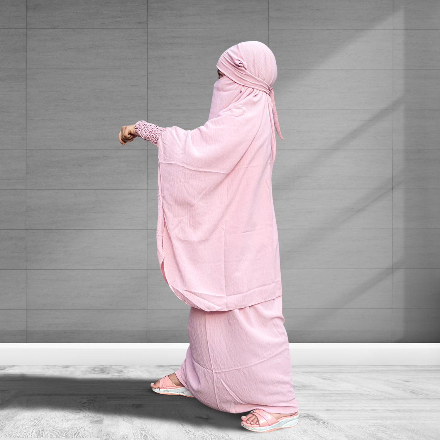 Buy Girls Baby Pink Jilbab - Soft and breathable girls abaya