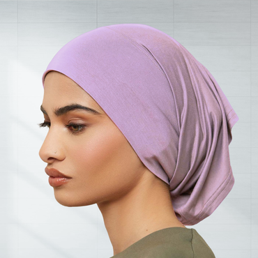 Lilac Inner Hijab Cap 