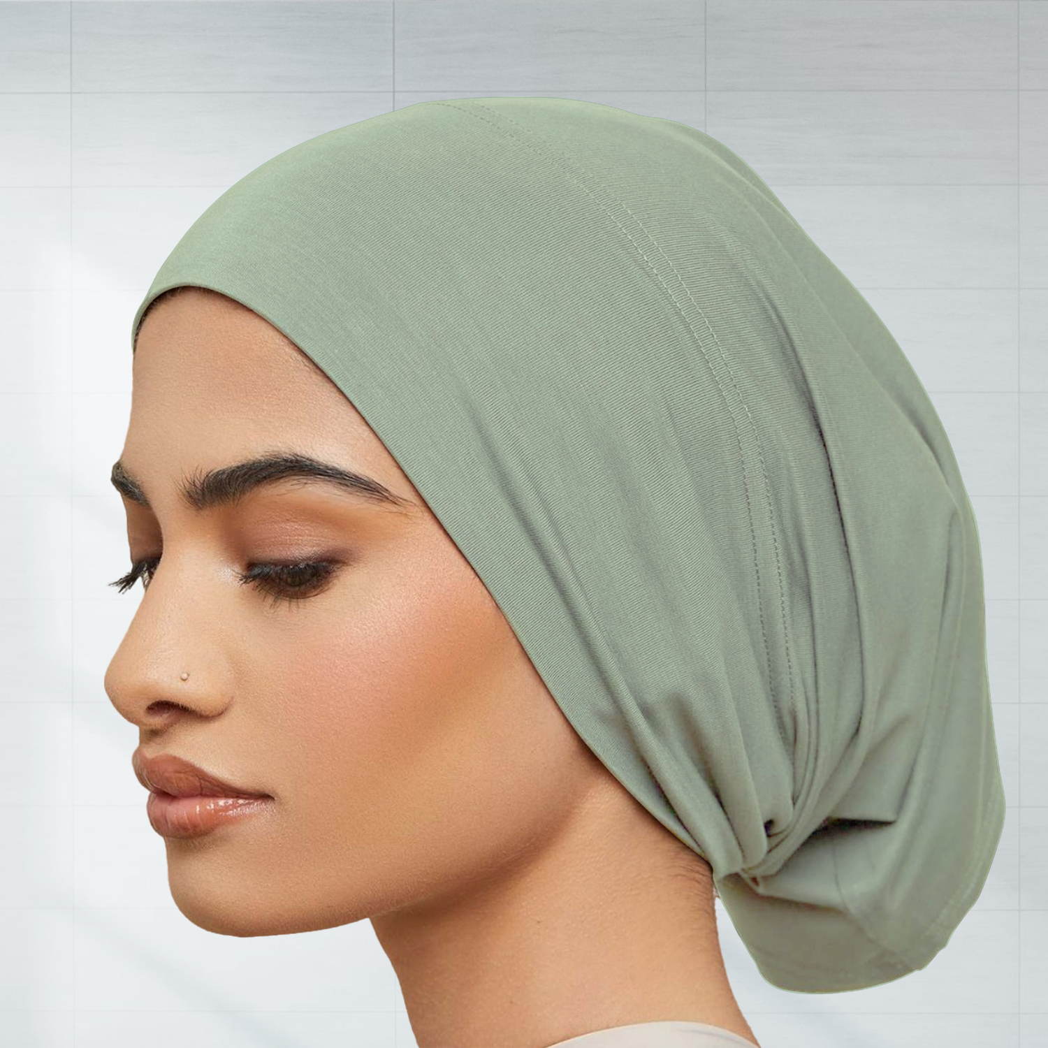 Inner Cap Hijab Mint Green