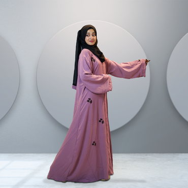 Buy Purple Pink Kaftan Abaya Online