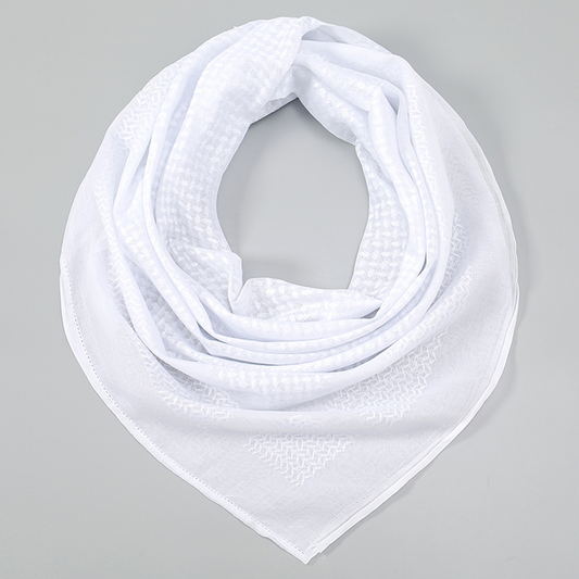 Shemagh/Keffiyeh: White