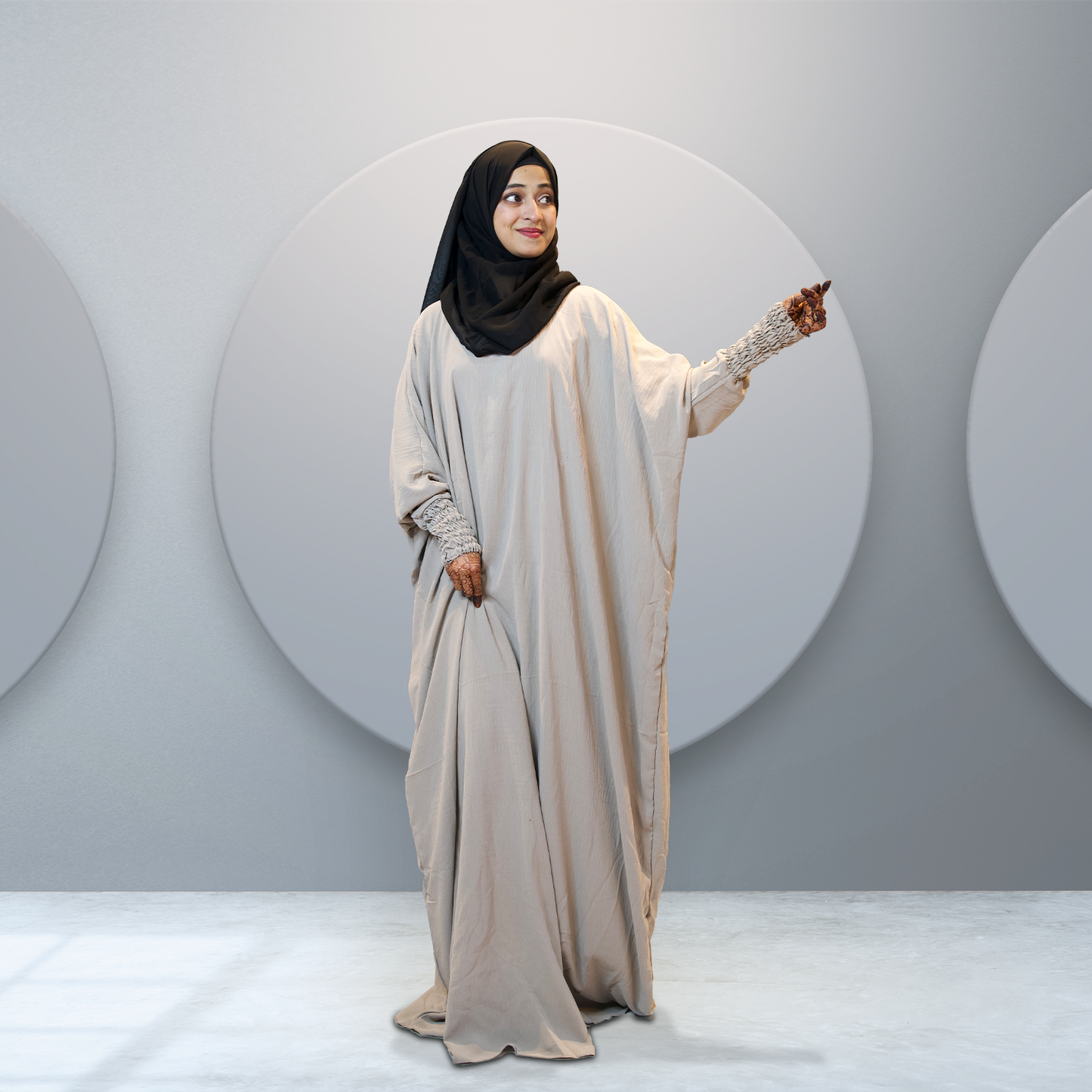 Buy Serenity Abaya in Beige for Women Online