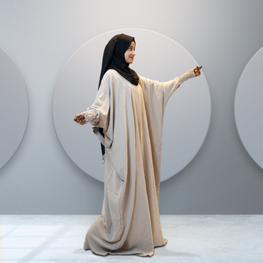 Shop Elegant Serenity Abaya in Beige for Women