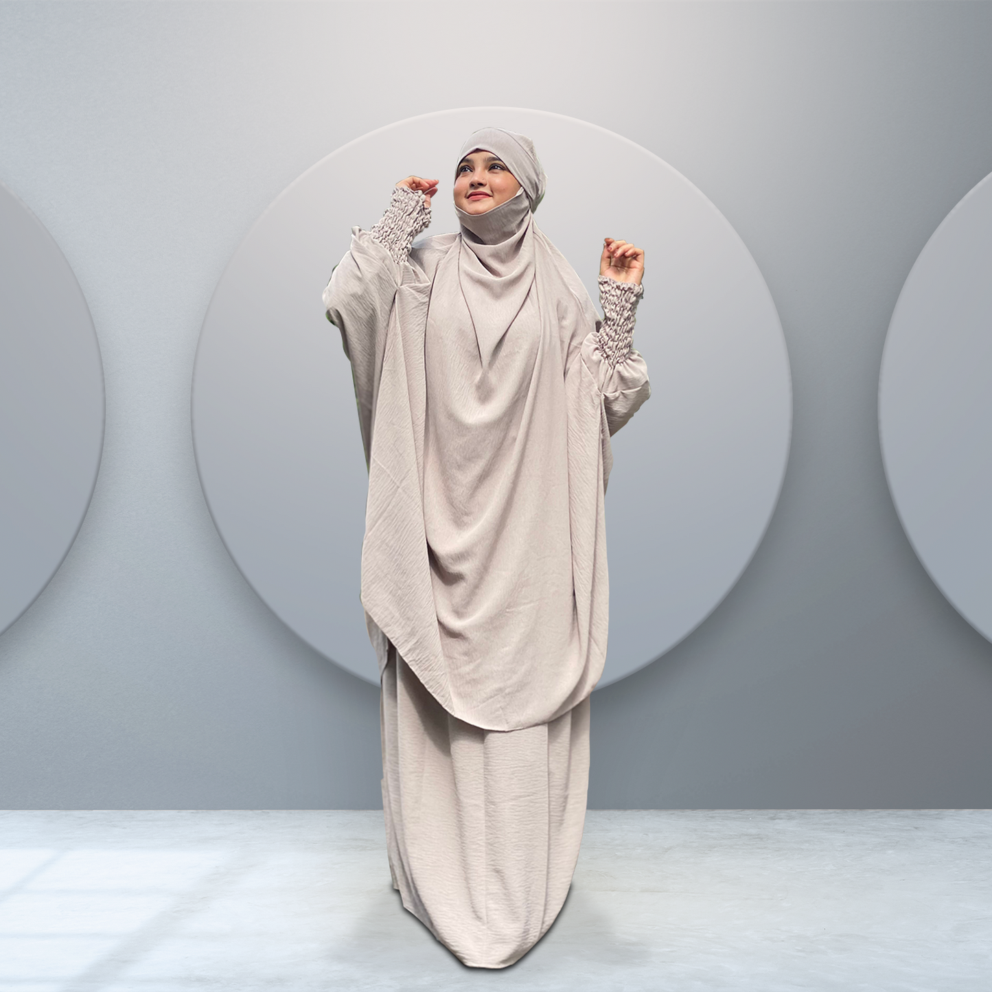 Jilbab Beige Abaya