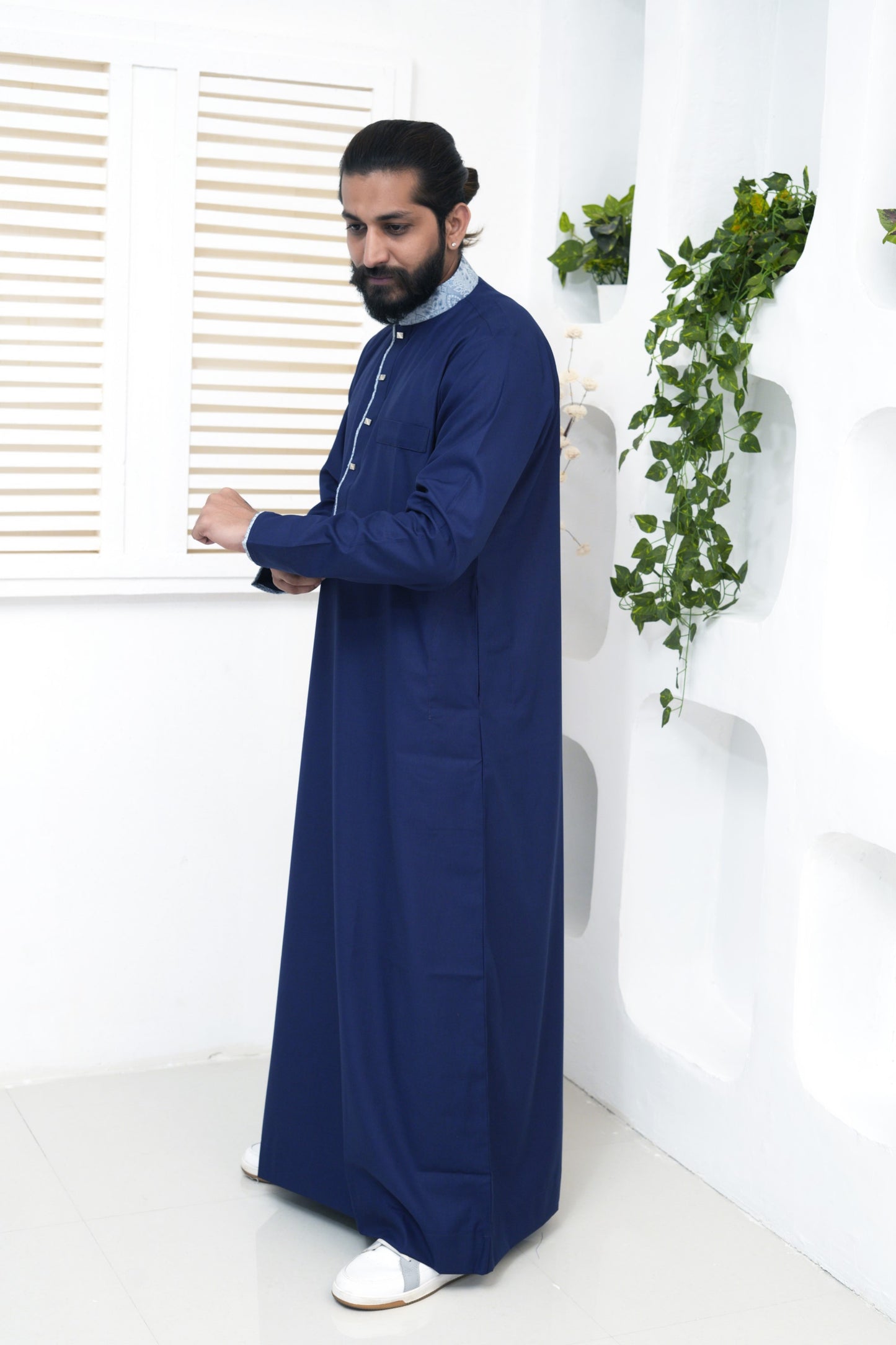 Shop the Royal Navy-Blue Serenity Thobe online