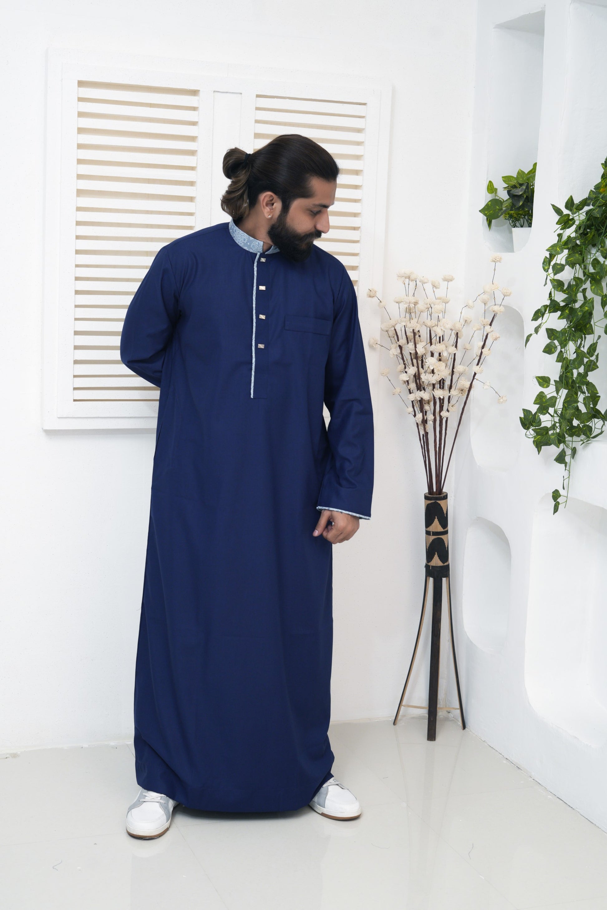 Shop online for Royal Navy-Blue Serenity Thobe