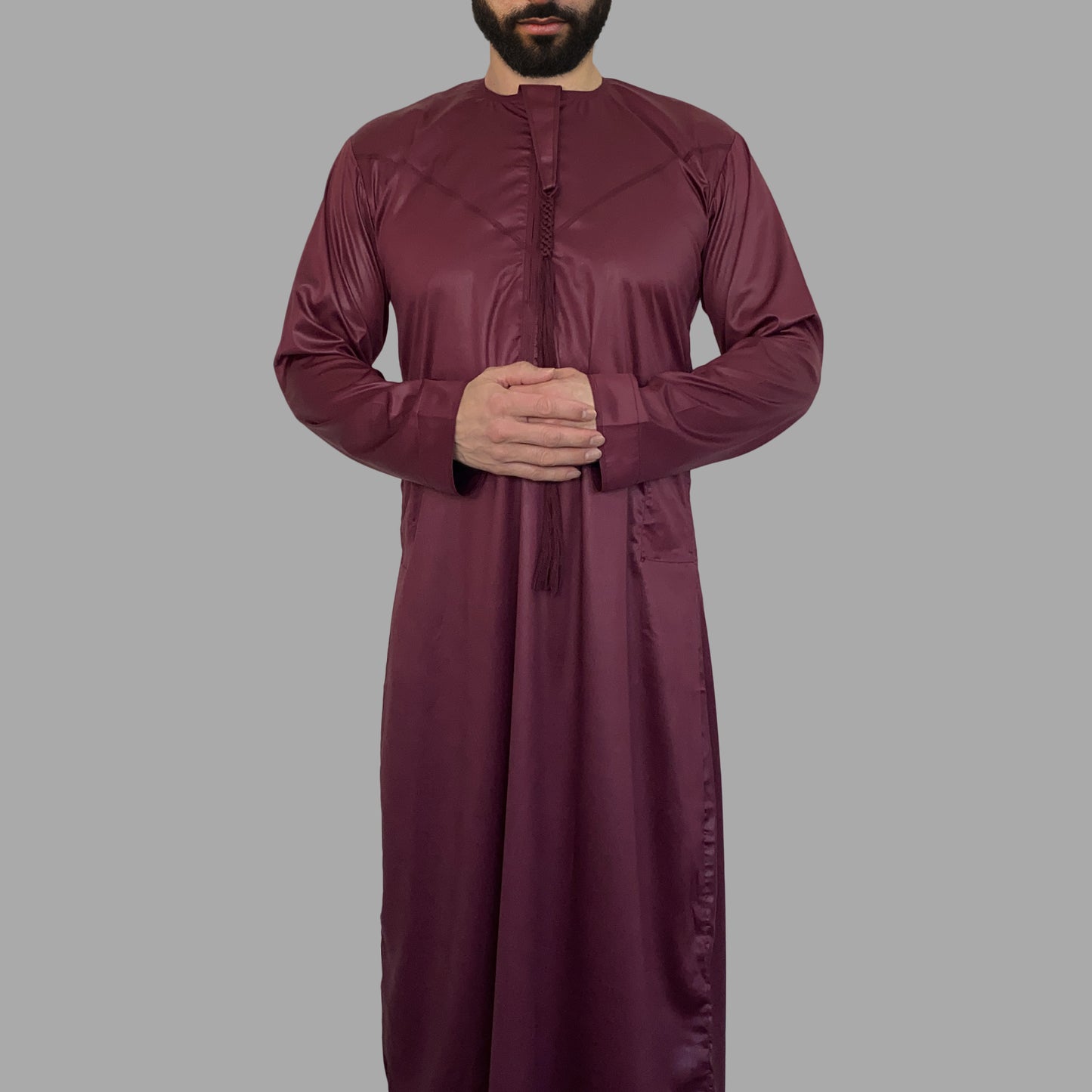 Thobe For Men Maroon