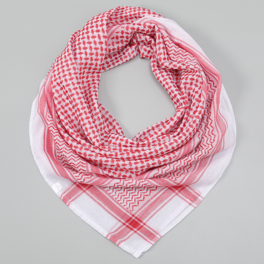 Buy Red and White Shemagh/Keffiyeh 