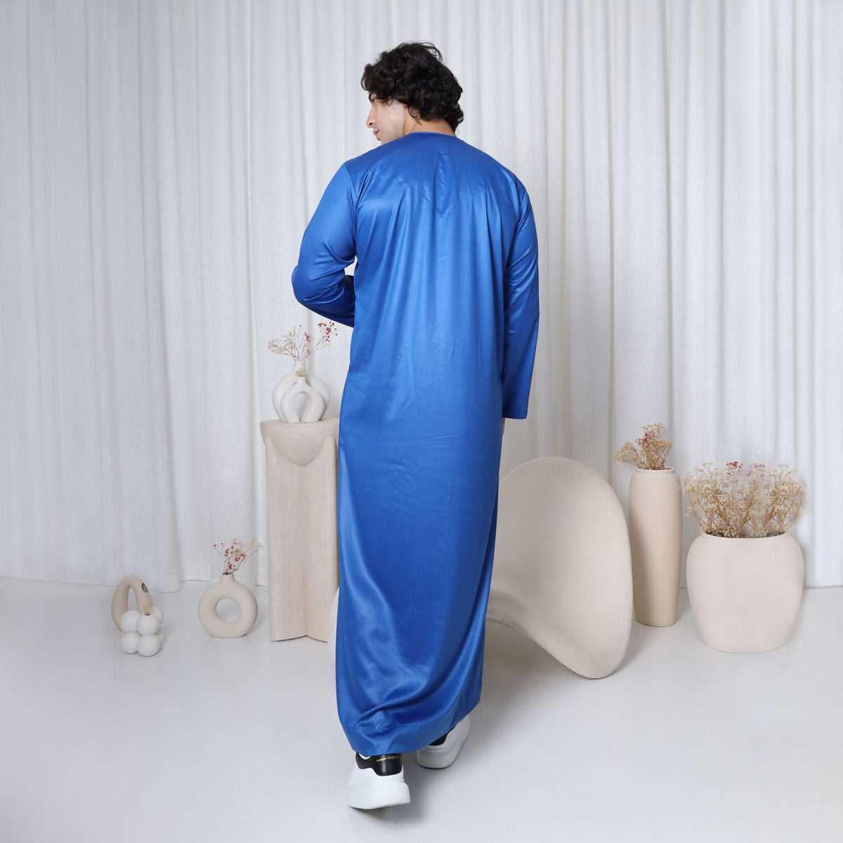 Men's Deep Blue Emirati Thobe