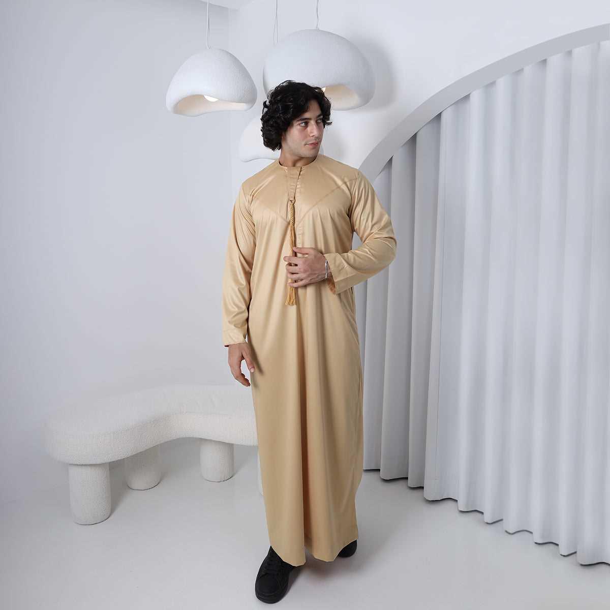 Gold Emirati Thobe for Men