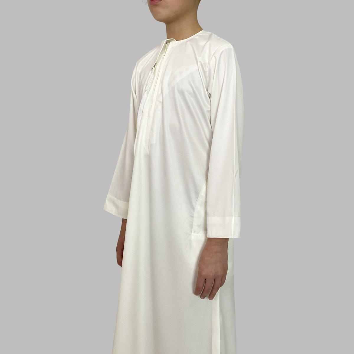 Cream Emirati Thobe for Boys