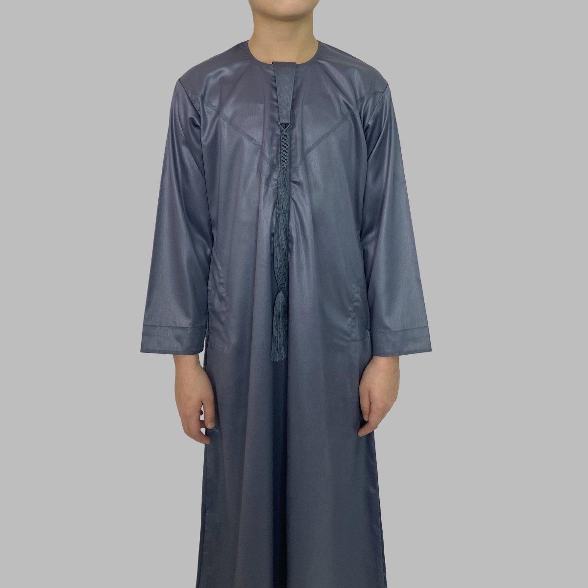 Boys Grey Emirati Thobe