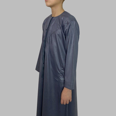 Grey Emirati Thobe for Boys