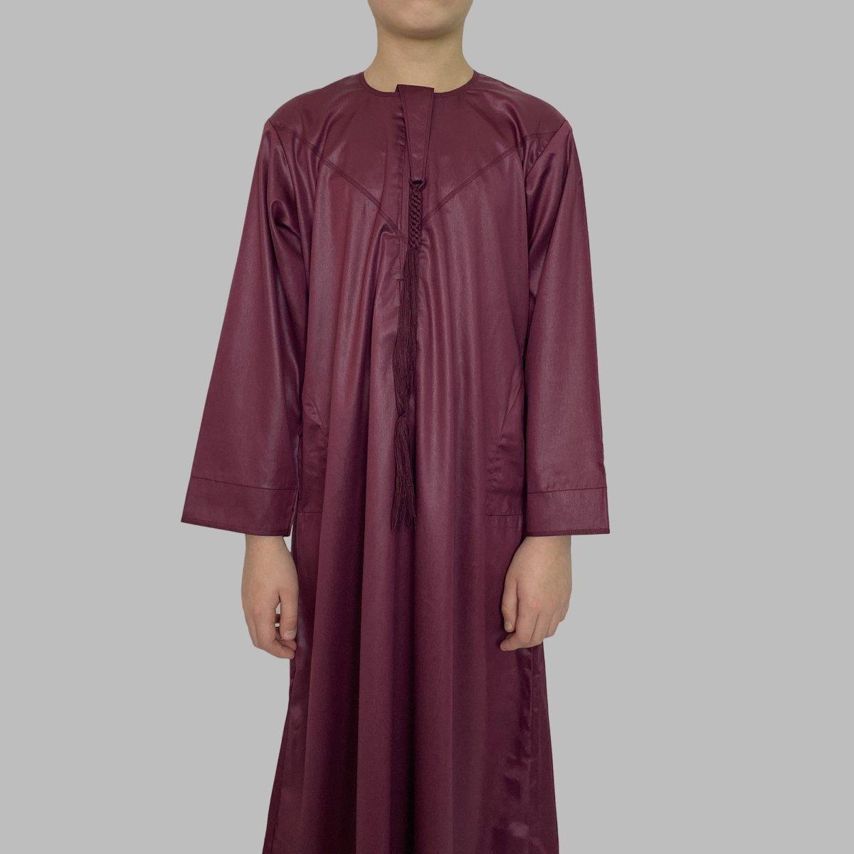 Boys Maroon Emirati Thobe