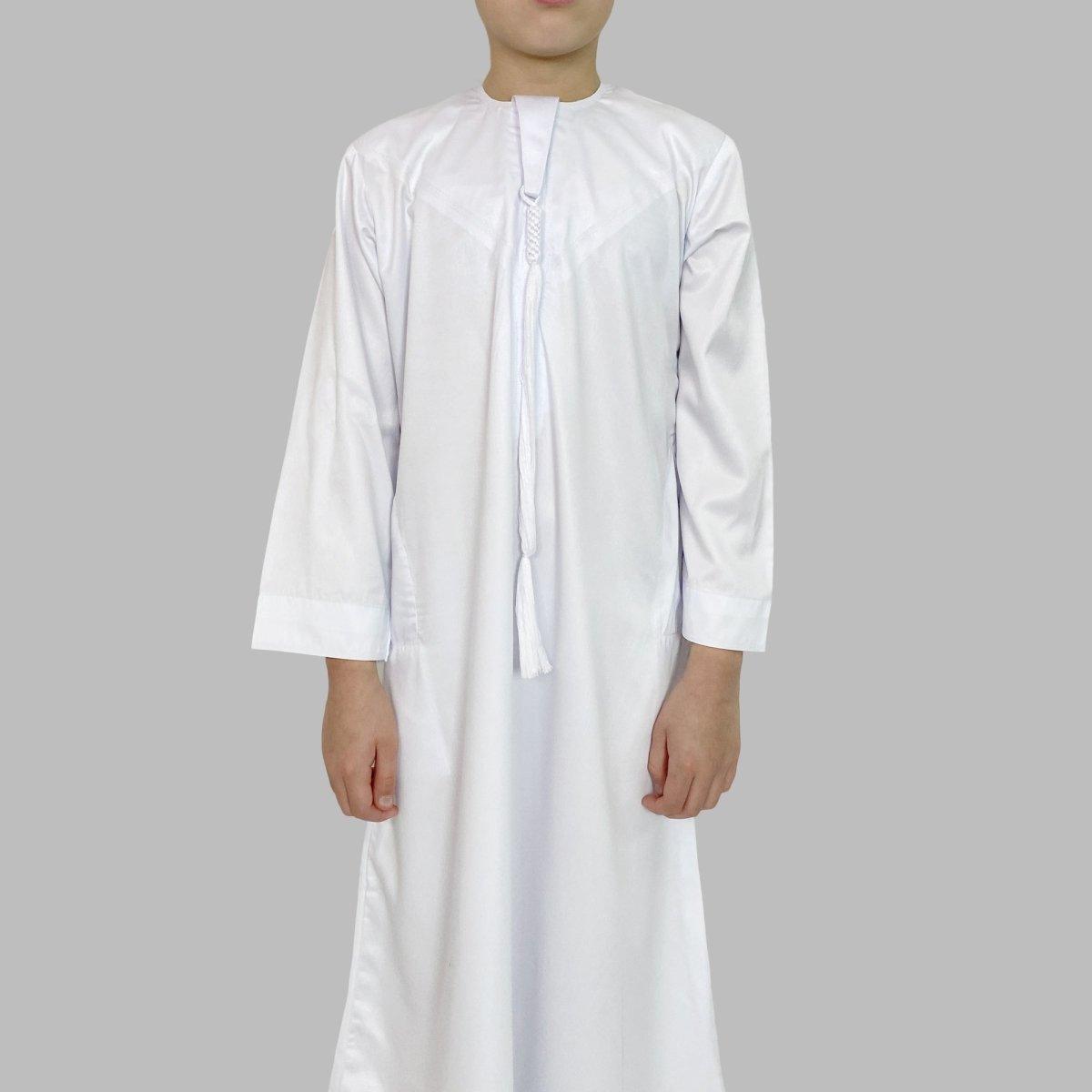 Boys White Emirati Thobe