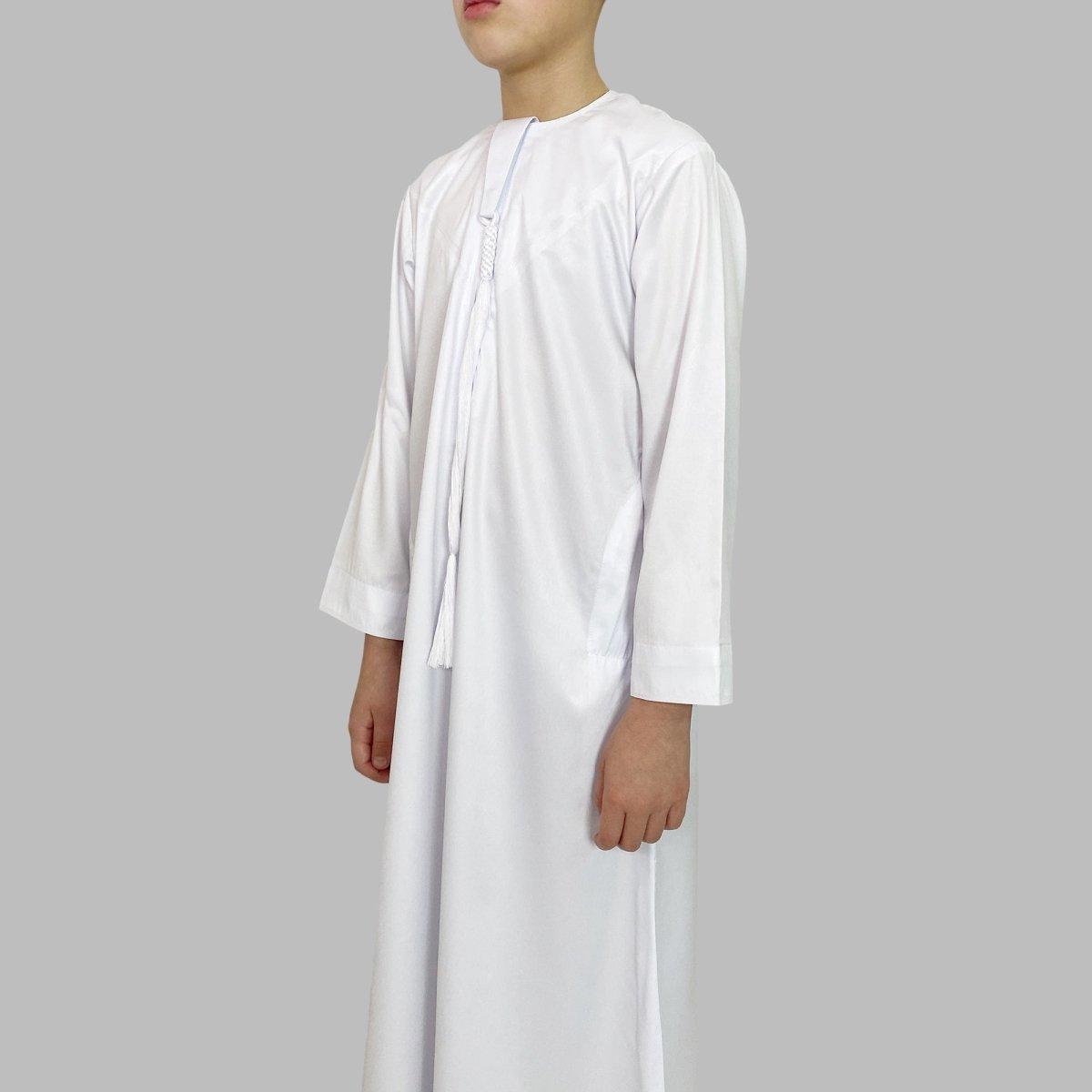 White Emirati Thobe for Boys