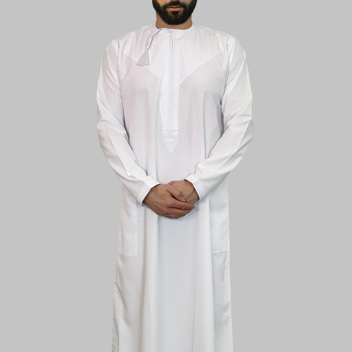 Triple White Omani Dishdasha