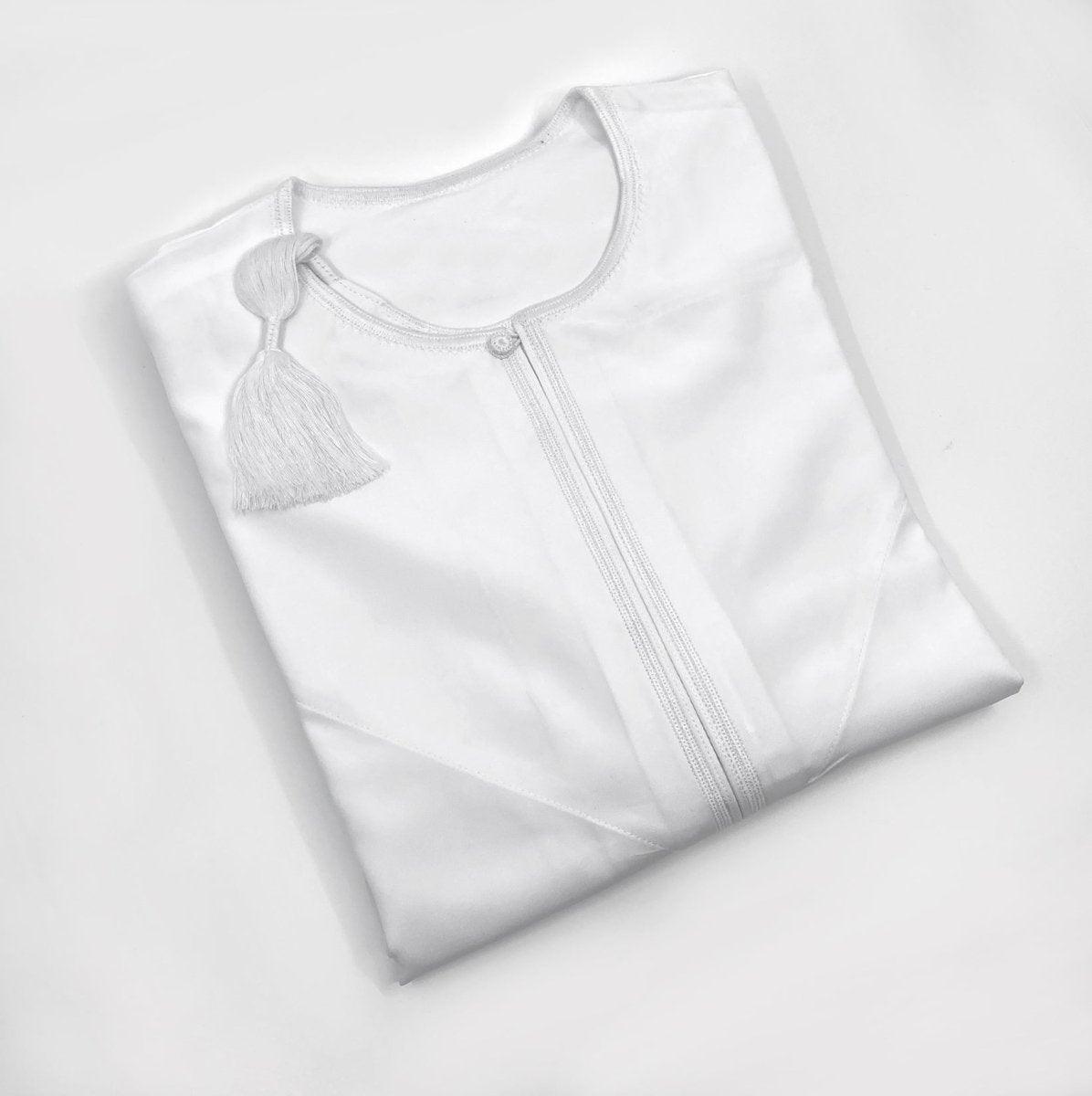 Buy Triple White Omani Dishdasha Online